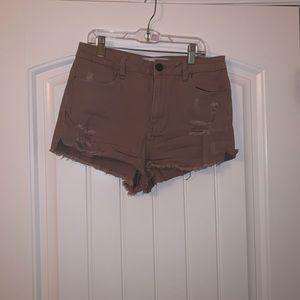 RSQ Maui high rise denim shorts